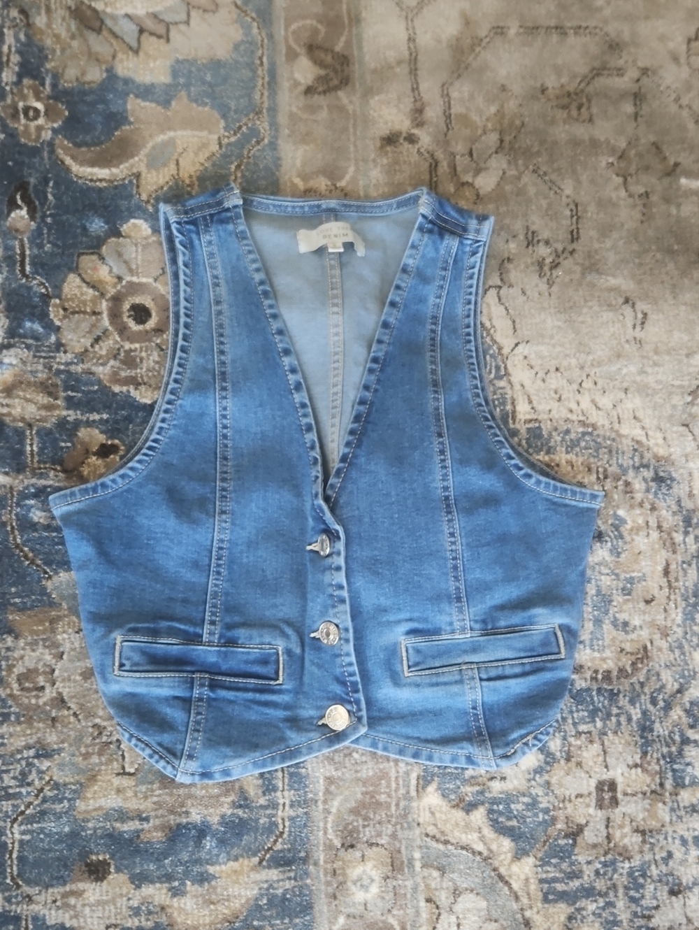 Love Tree Denim Vest